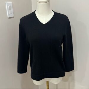 Grace Black Cashmere Sweater‎ Medium